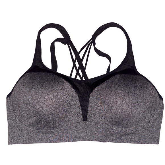 C9 by Champion Other - C9 Champion Women Gray Black Strappy Back Sports Bra, Size M